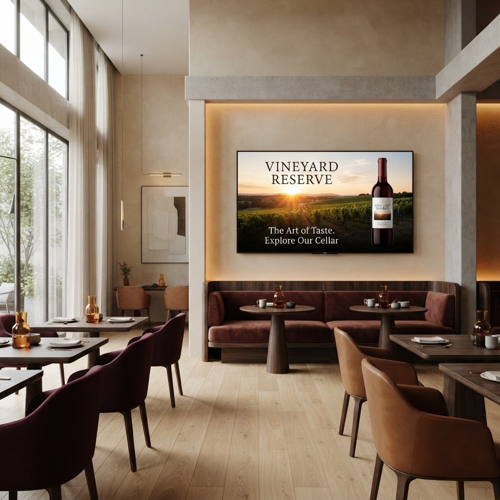Hospitality environment display