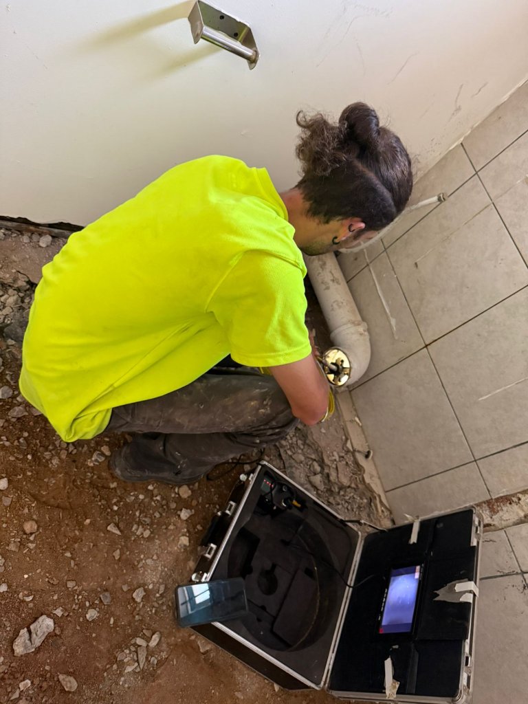 Drain camera pipe inspection