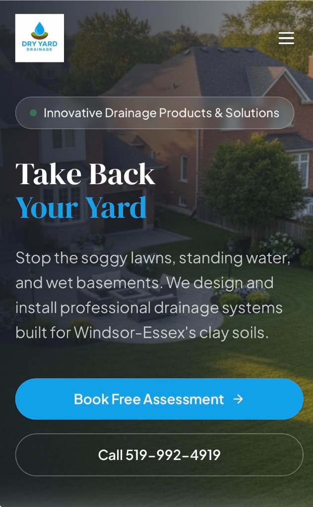 DRY YARD DRAINAGE