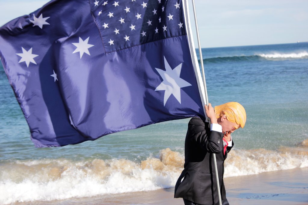 Planting the Flag on Conquered Sand
