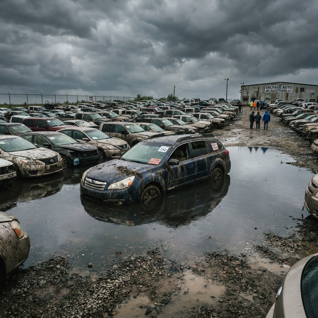 Flood Damage Salvage Cars: What Buyers Need to Know Before Bidding