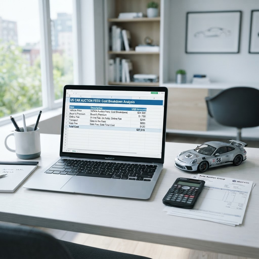 US Car Auction Fees Explained: The Real Cost of Winning a Bid