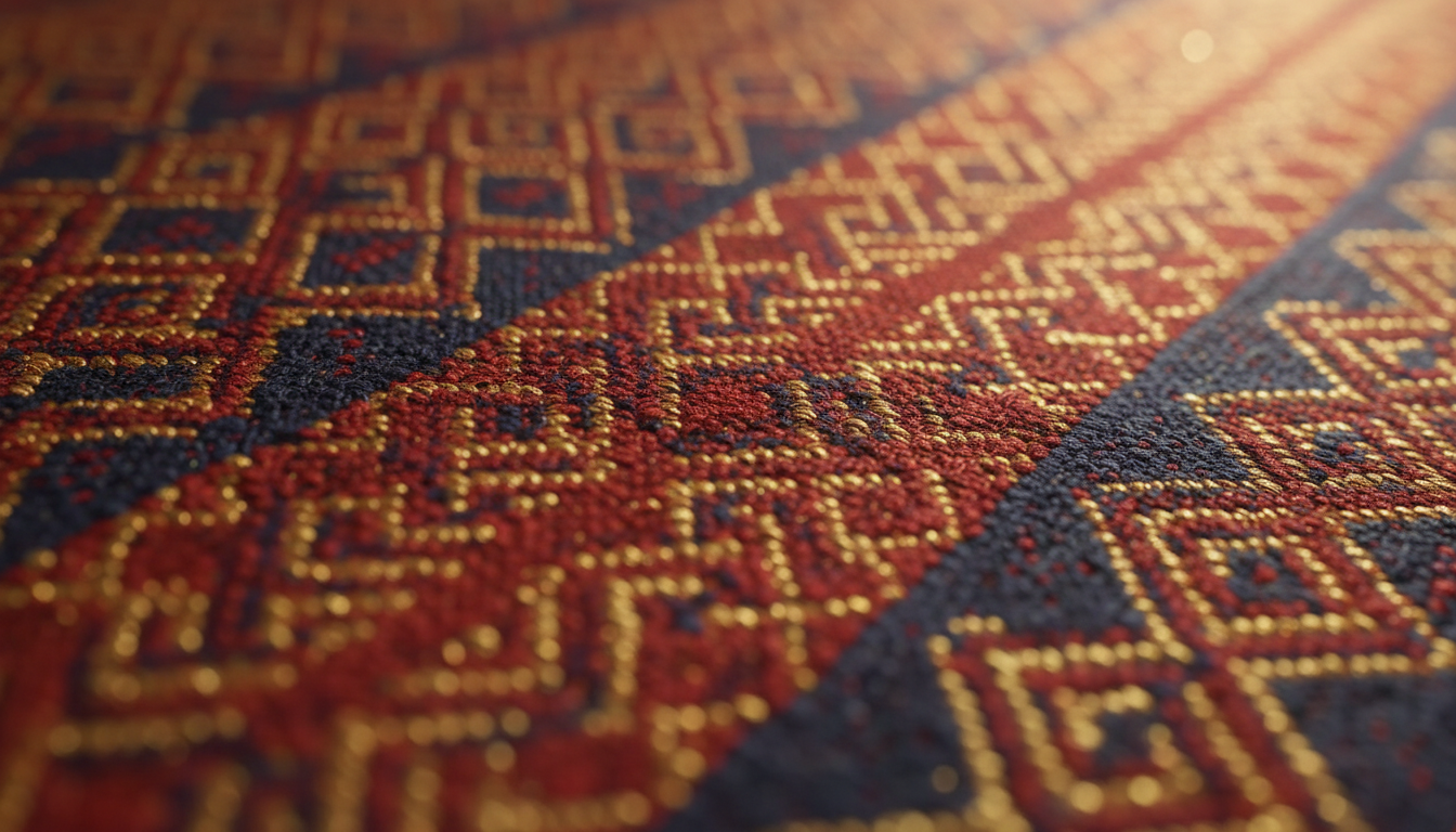 Traditional Chin woven textile patterns
