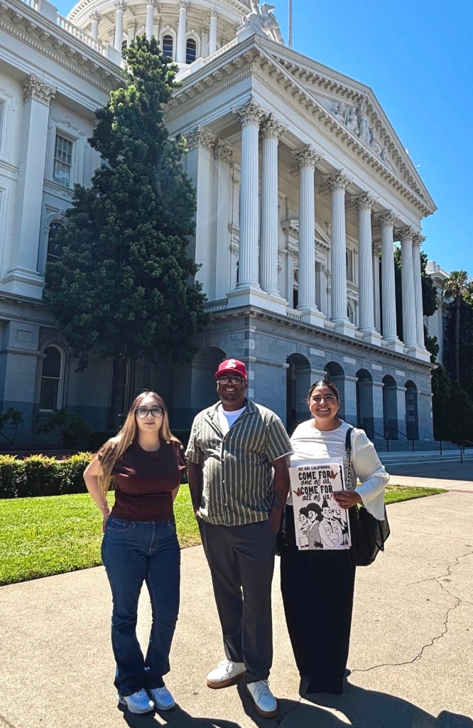 Wings Without Borders advocates at the California State Capitol