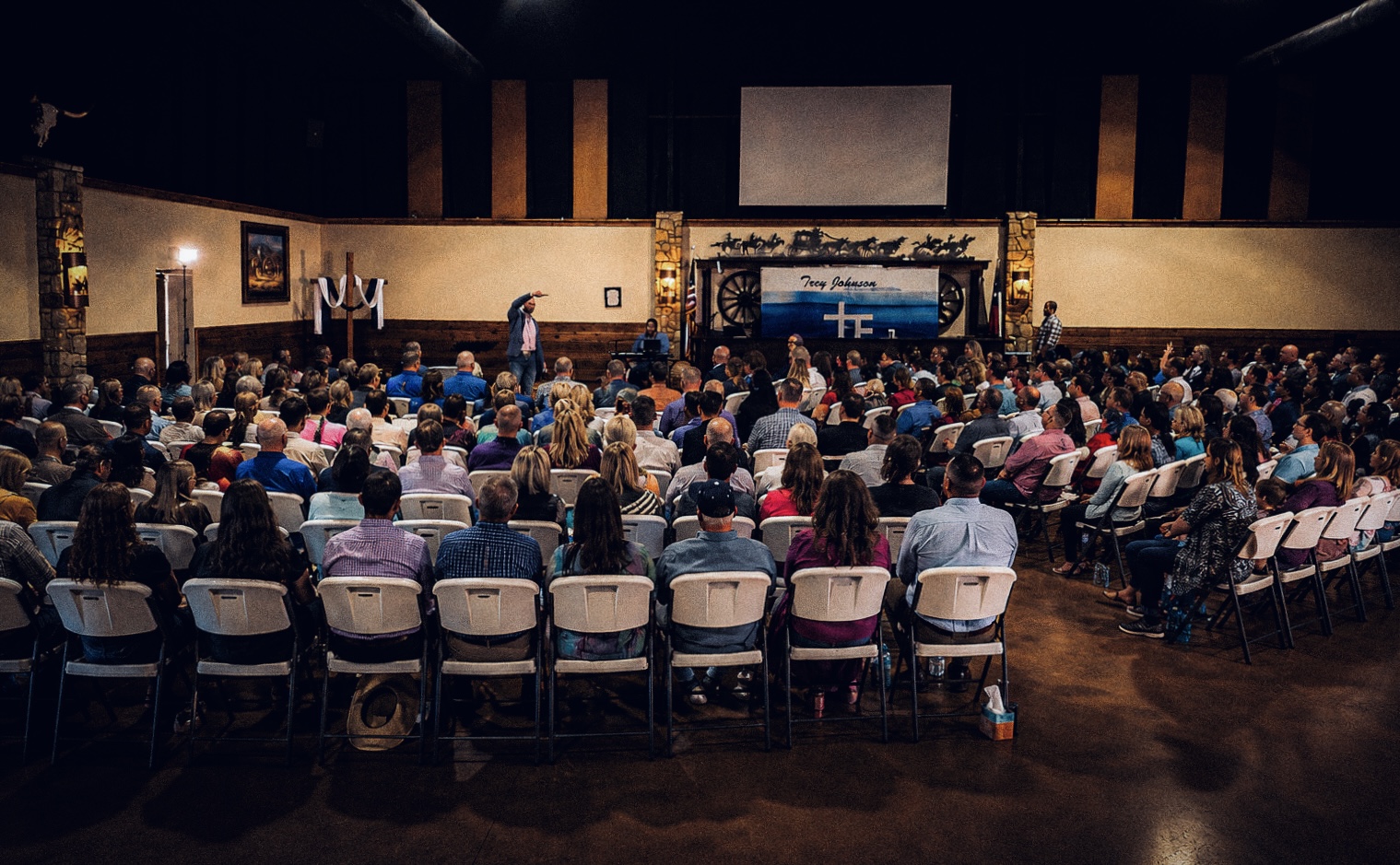 Circle of Life Fellowship service in progress
