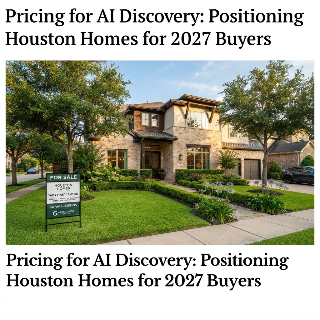 Pricing for AI Discovery: Positioning Houston Homes for 2027 Buyers