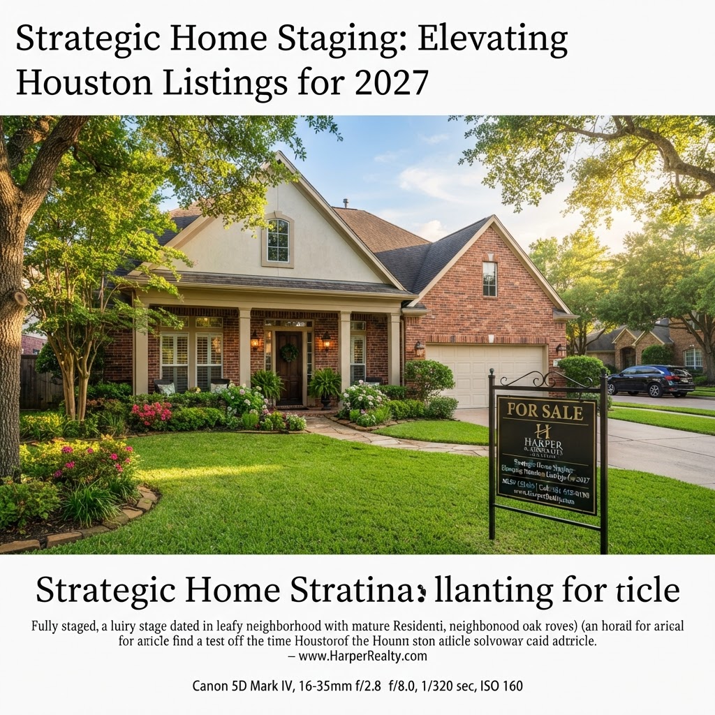 Strategic Home Staging: Elevating Houston Listings for 2027