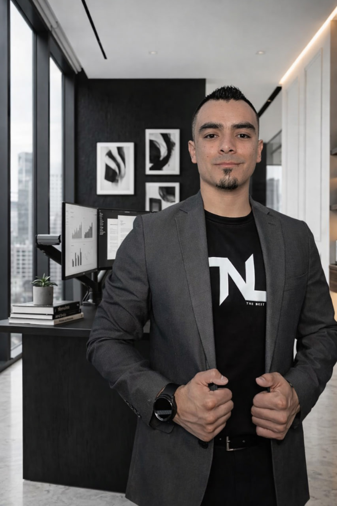 Isaiah Zay Molina in professional office setting