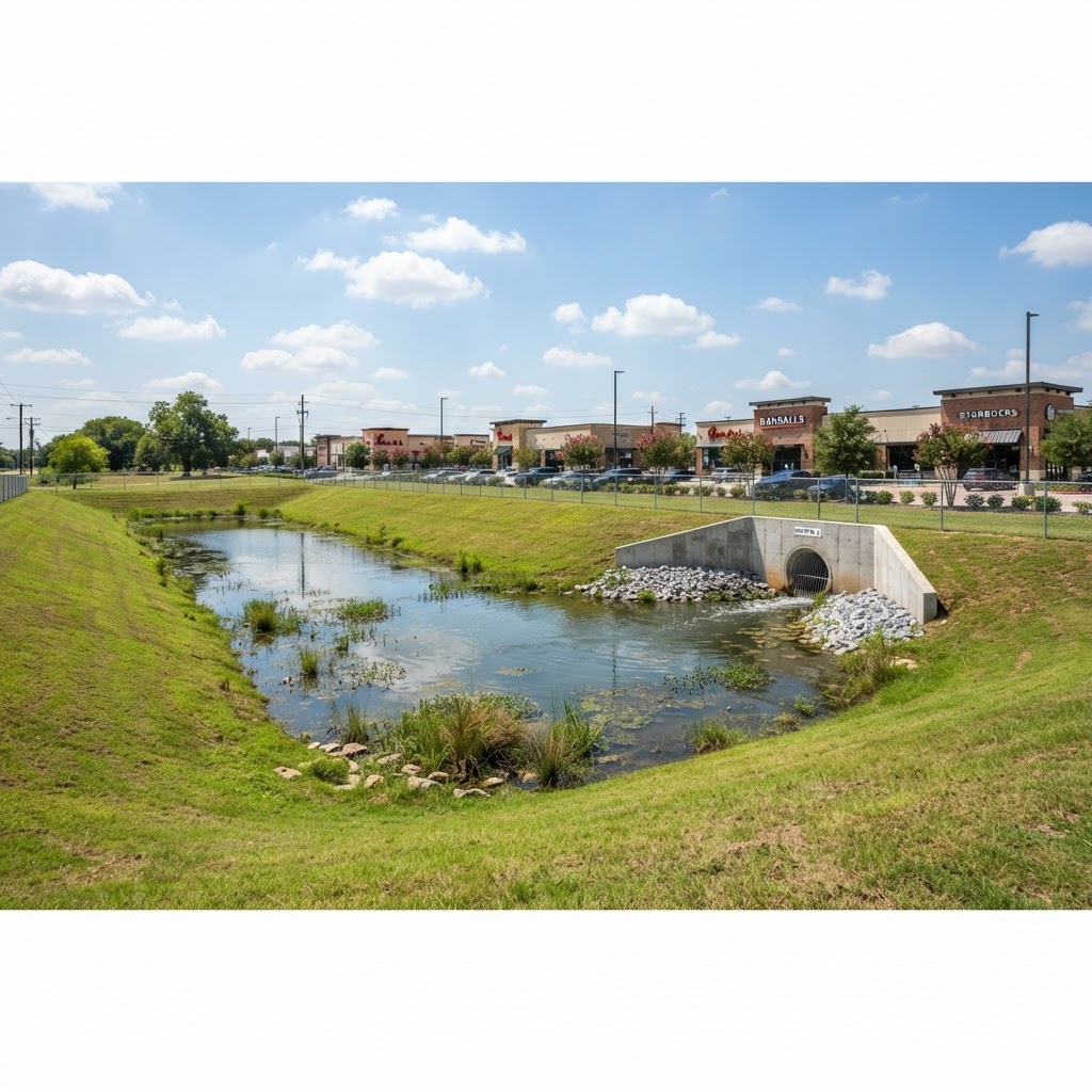 Detention Pond Maintenance: What Texas Property Owners Need to Know