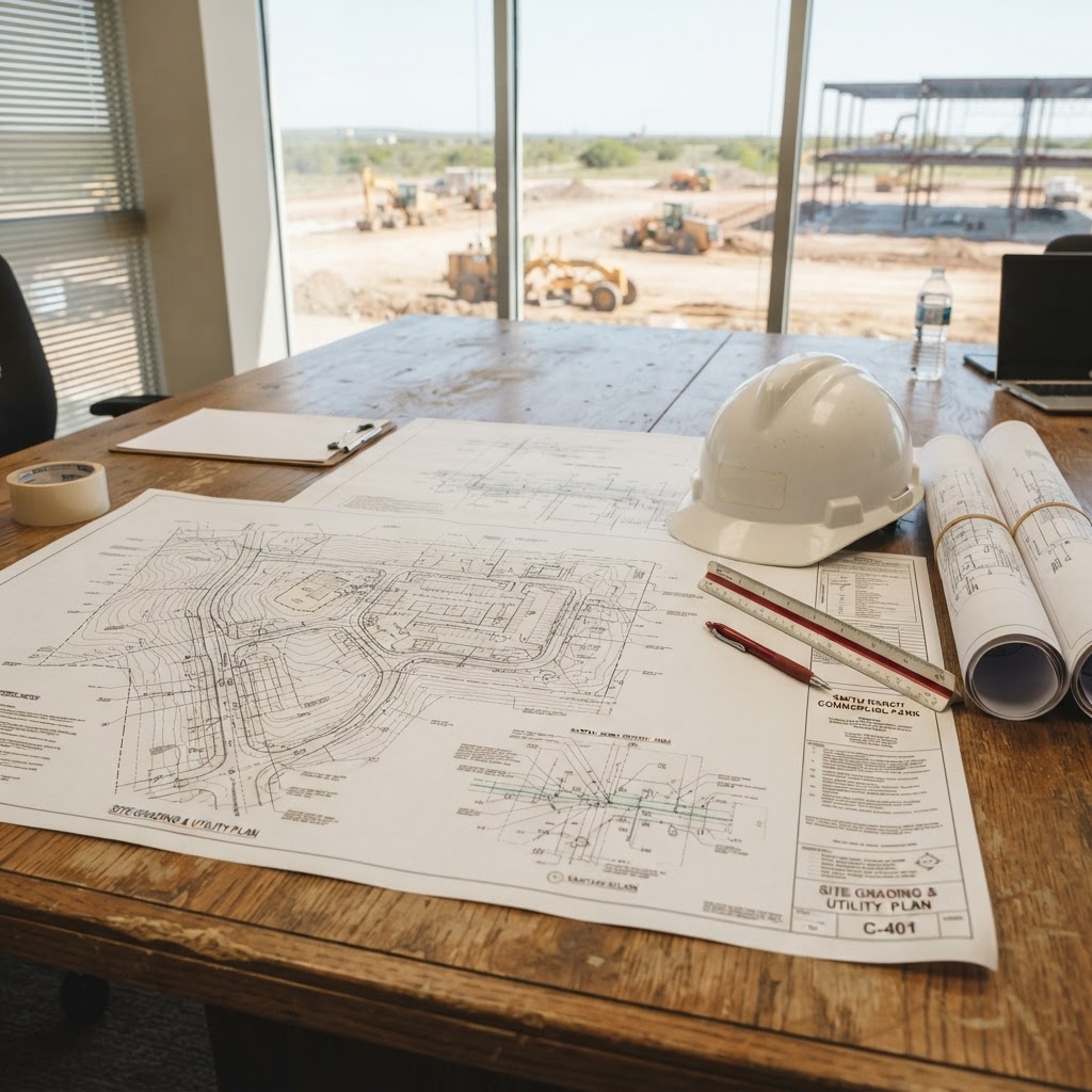 What Civil Engineering Plans Are Needed for Commercial Site Development in Texas?