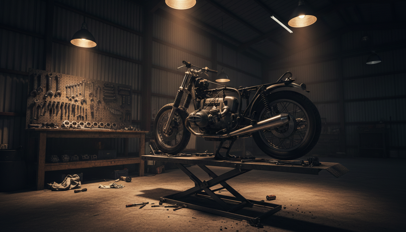 BMW restoration workshop