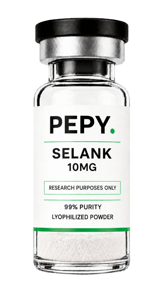 Selank 10mg research compound vial