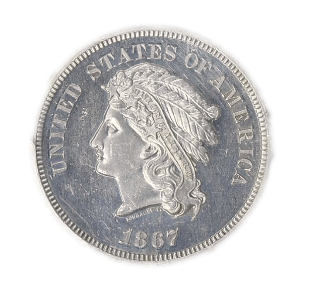 1867 Pattern & Experimental Coins obverse