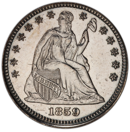 1859 Pattern & Experimental Coins obverse