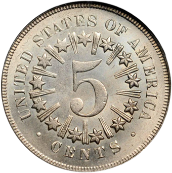 1865 Pattern & Experimental Coins obverse