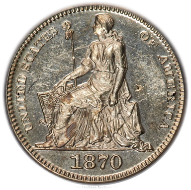 1870 Pattern & Experimental Coins obverse