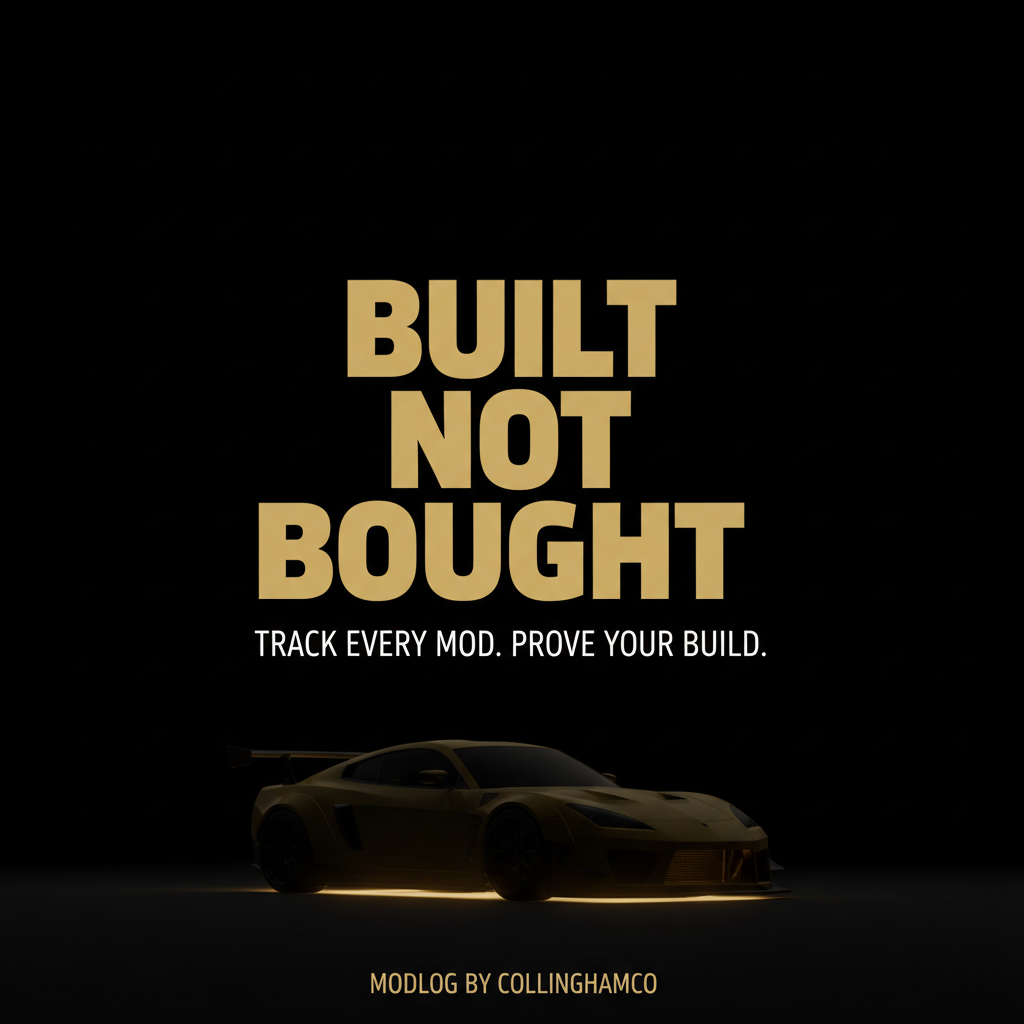 Built Not Bought