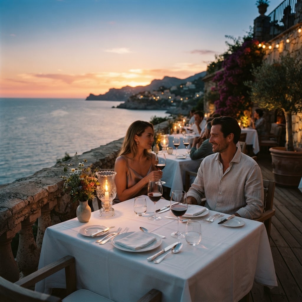 Fine dining by the sea