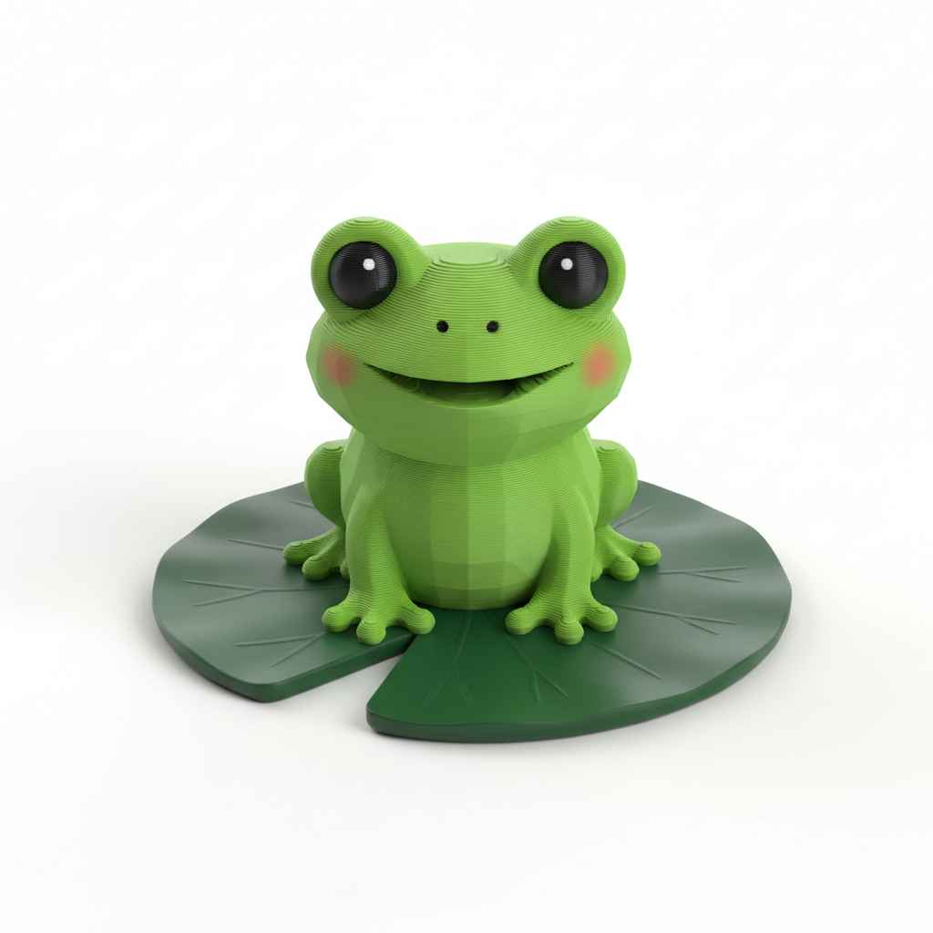Frog on Lily Pad