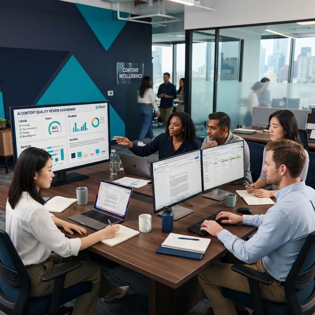 AI content quality standards for agencies: editorial review process and checklist