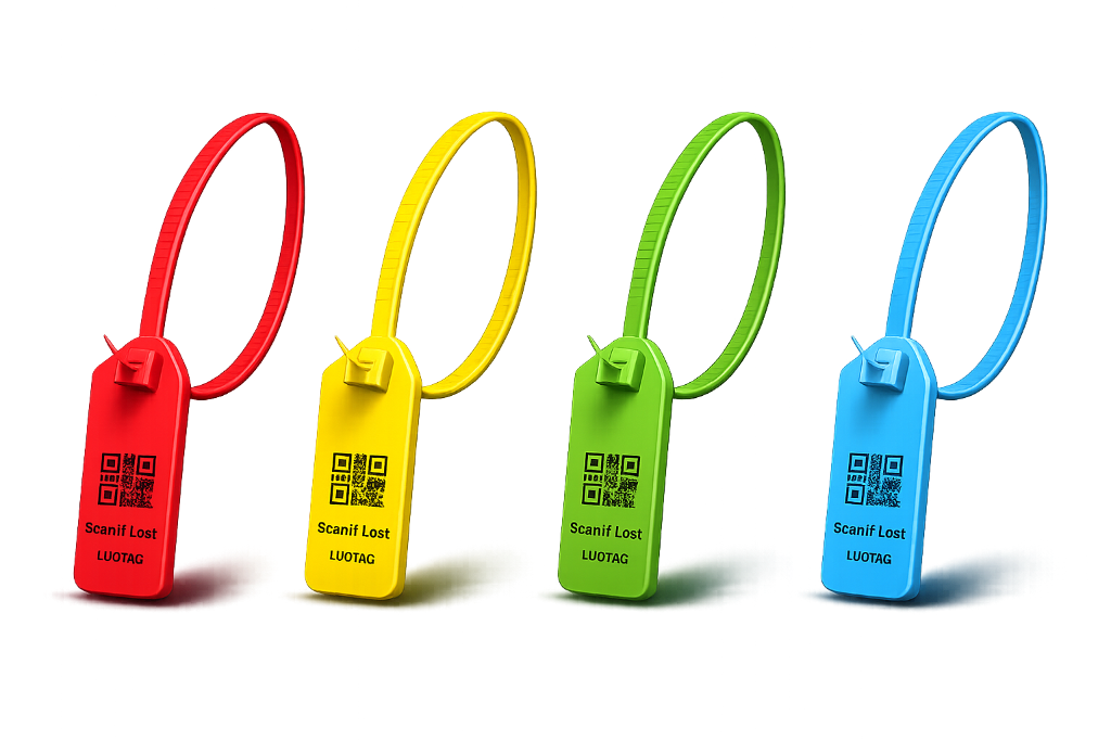 LUGTAG smart luggage tags in four colors