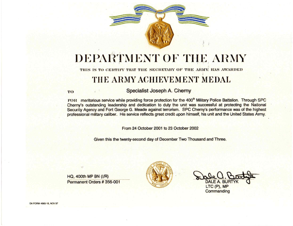Army Achievement Medal