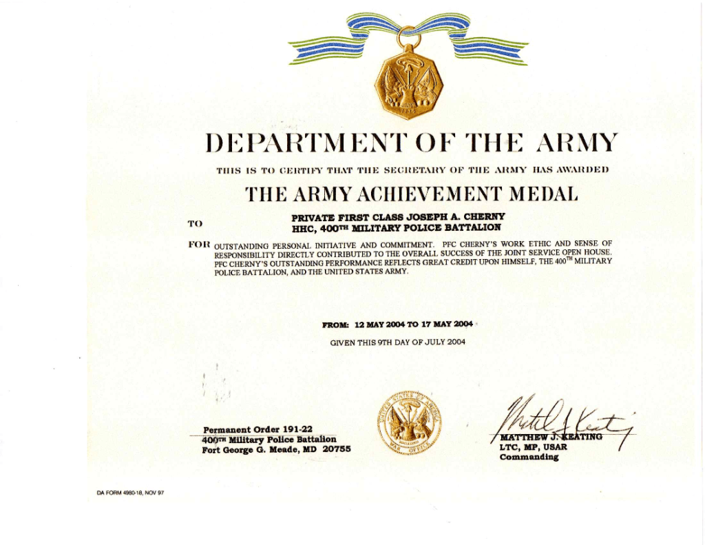 Army Achievement Medal