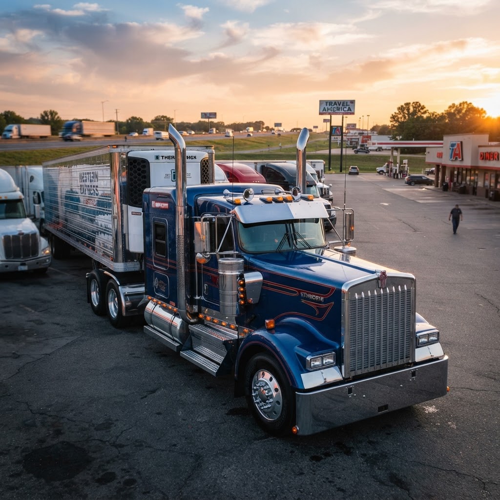 Kenworth W900 semi truck