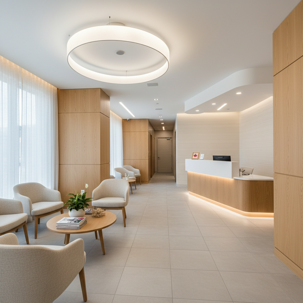 Modern welcoming dental clinic interior at Fallowfield Dental Barrhaven Ottawa South
