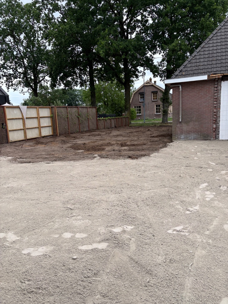 Zandbaan aanleggen foto 2