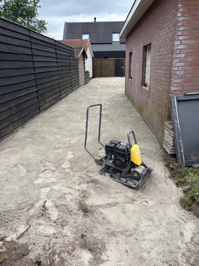 Zandbaan aanleggen foto 4