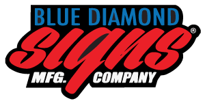 Blue Diamond Signs