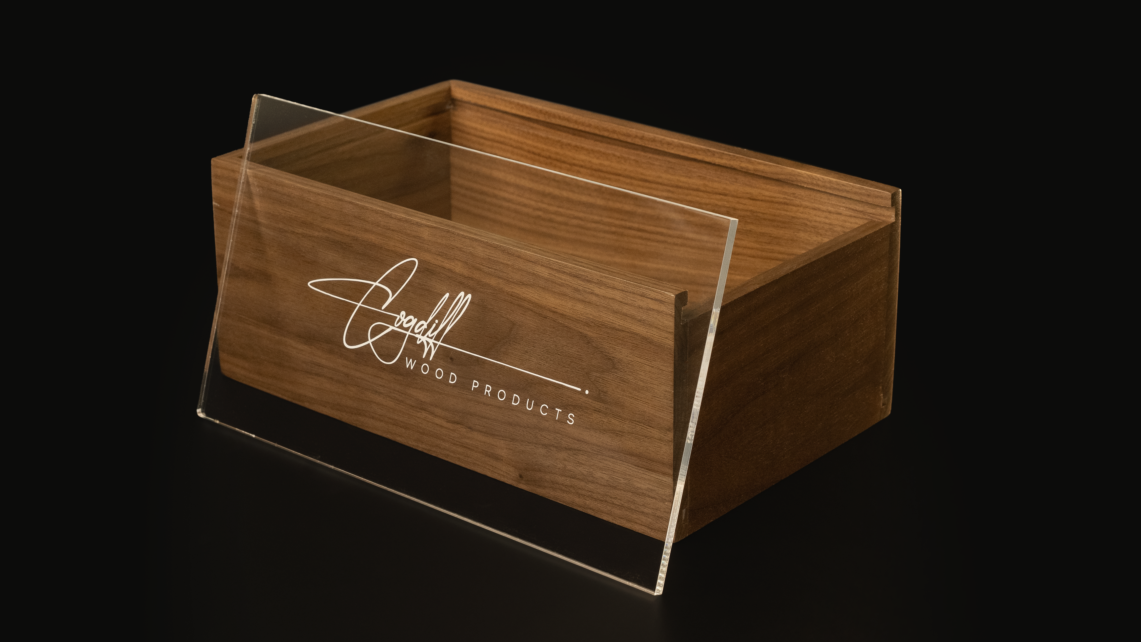 Acrylic Sliding Lid Box — view 2