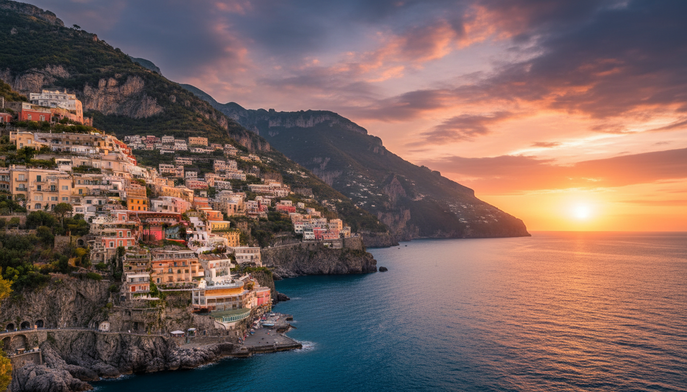 Amalfi Coast Escape — Mediterranean Cliffs & Azure Waters
