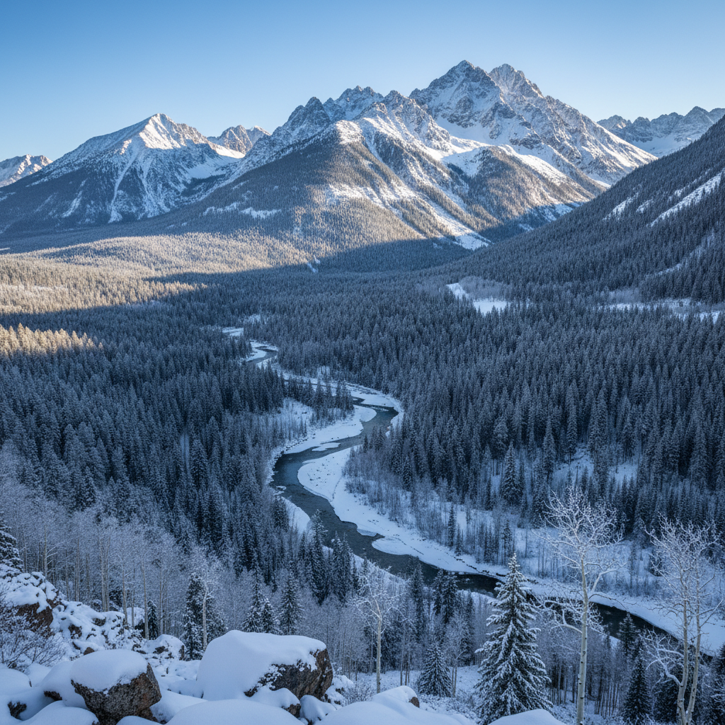 Snow-Capped Rockies