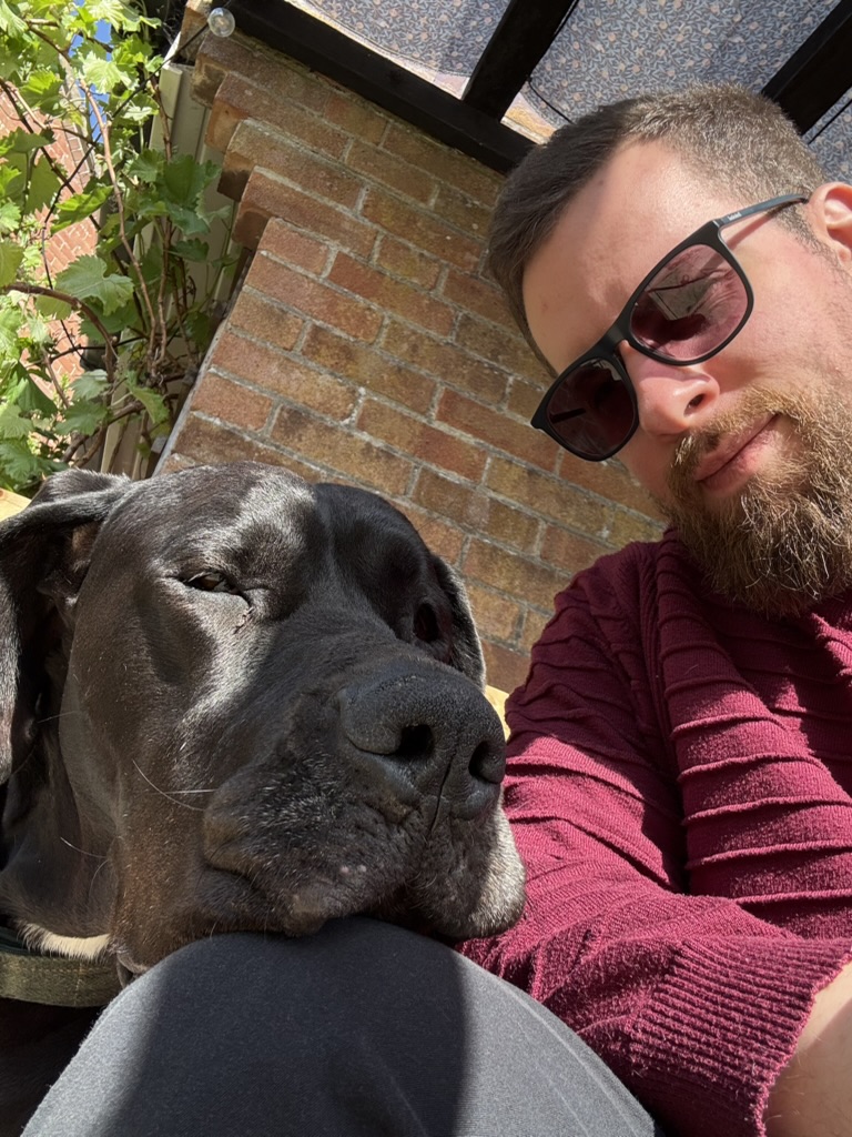Jolian and Atlas the Great Dane