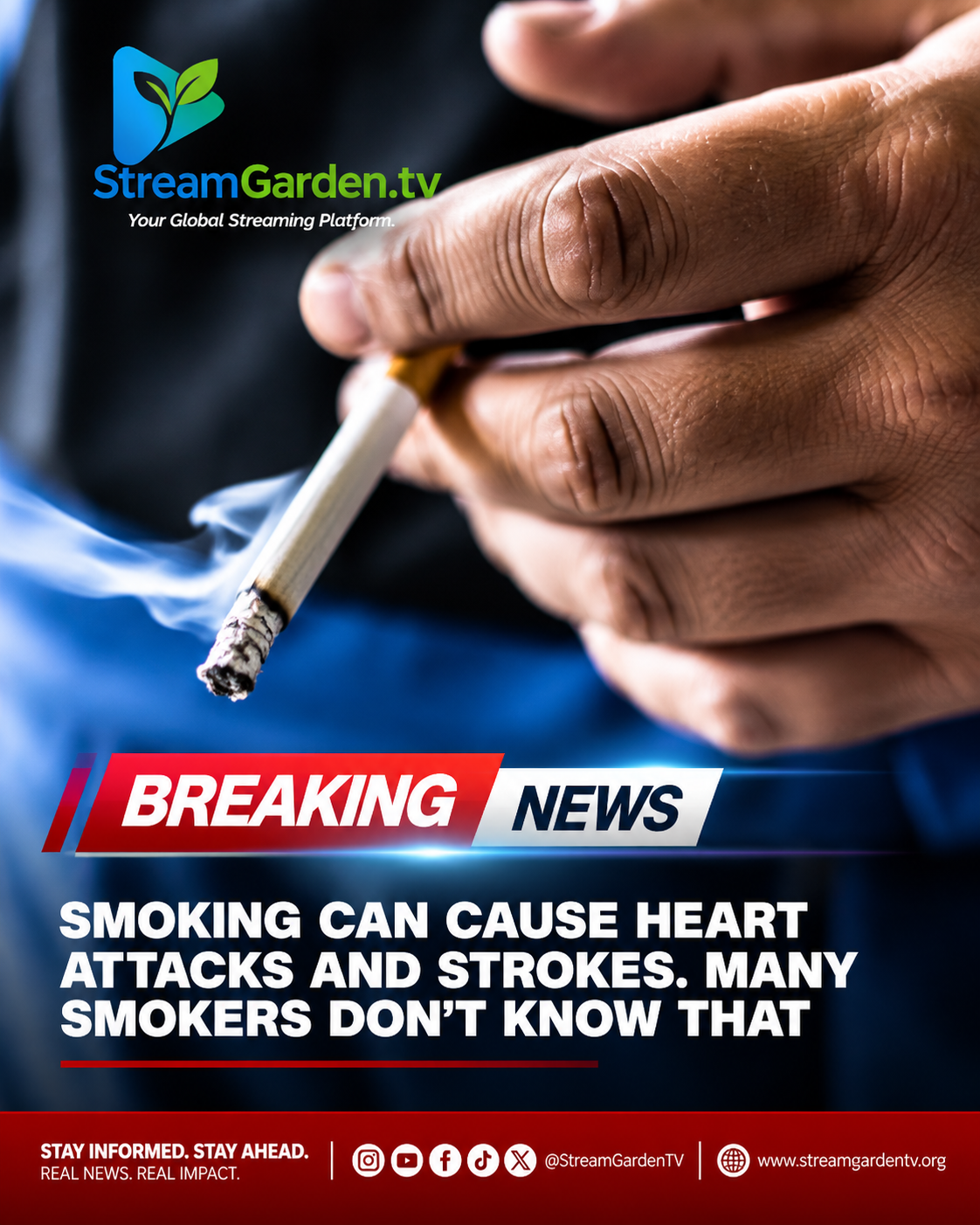 Smoking Can Cause Heart Attacks and Strokes — Many Smokers Don't Know That