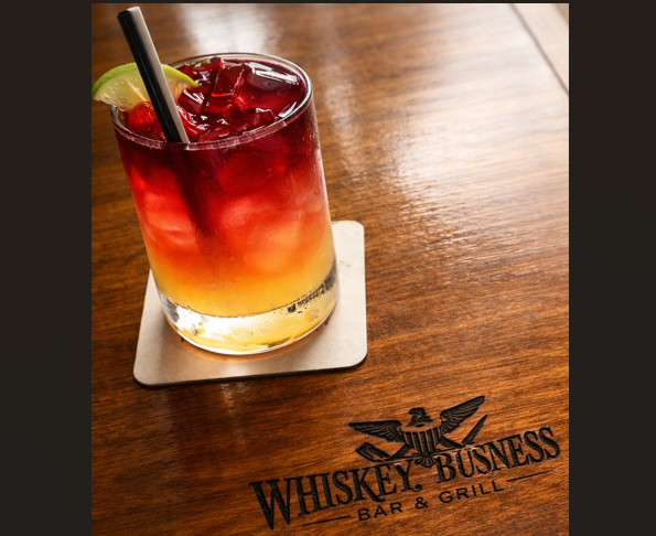 House smoked brisket at Whiskey Business Bar & Grill — slow-smoked perfection