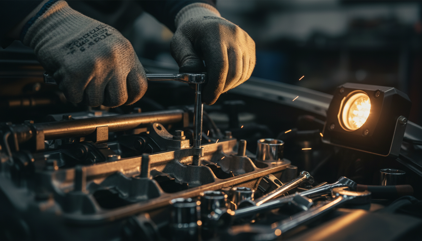 Shift Happens Mobile Mechanic service van on-site for mobile auto repair