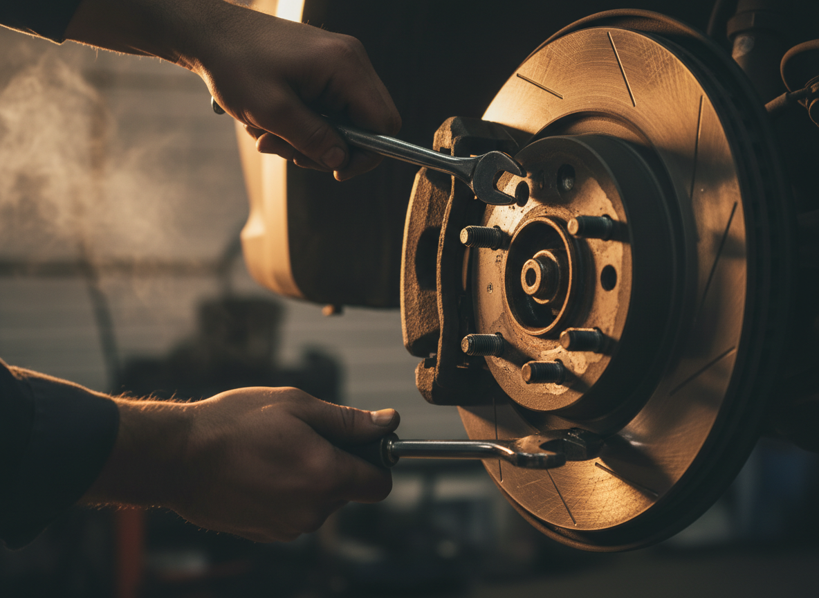 BRAKE SYSTEMS service performed by Shift Happens Mobile Mechanic