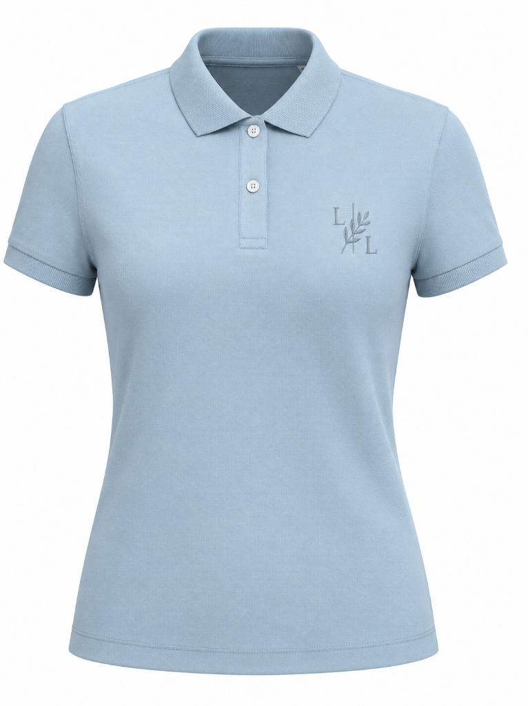 Women's Polo Top — Sky Blue
