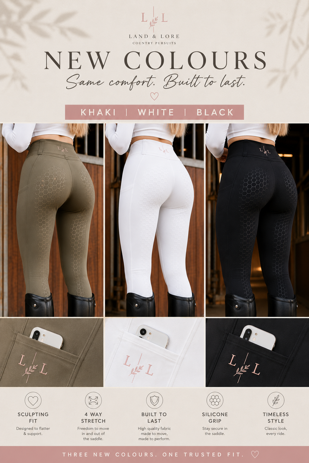 Land & Lore — New Colours Riding Tights