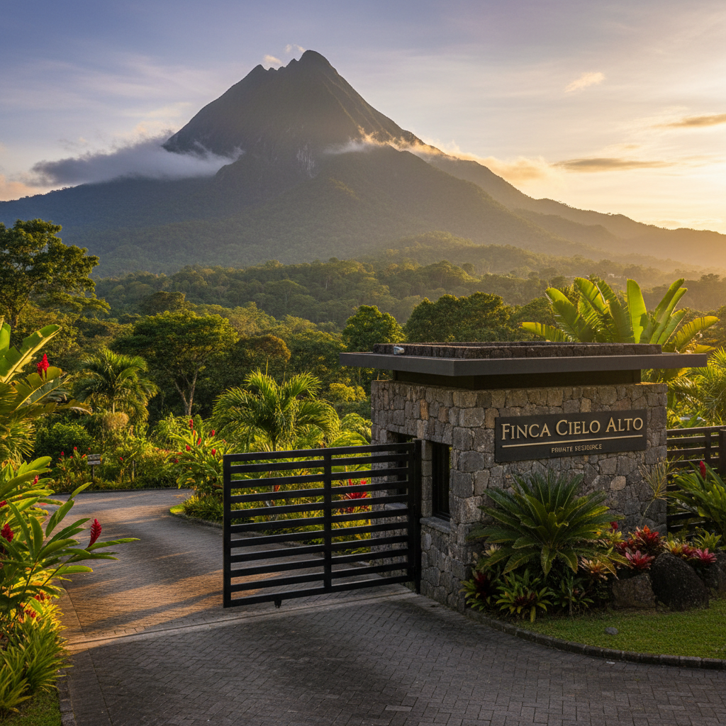 Macaw Crest mountain gate entrance