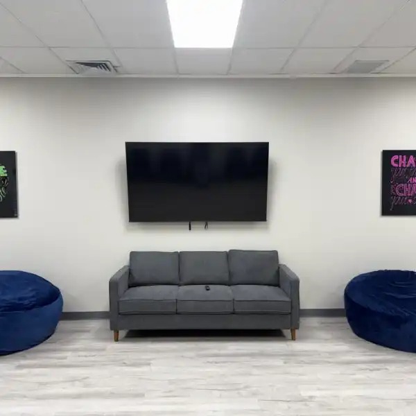 TV lounge at Speranza Behavioral Health