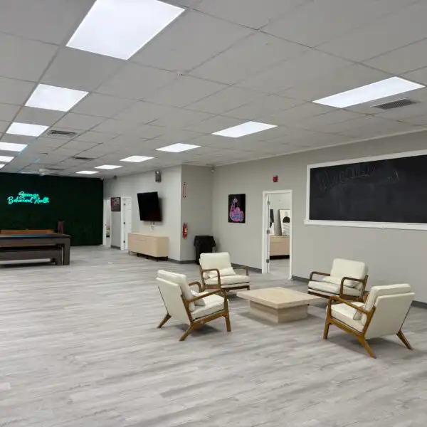 Lounge area at Speranza treatment center