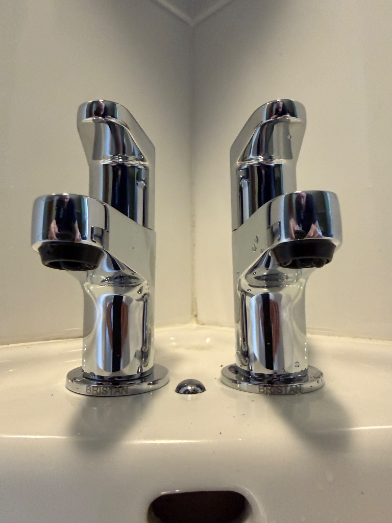 Hard to Use Basin Taps Replaced — after