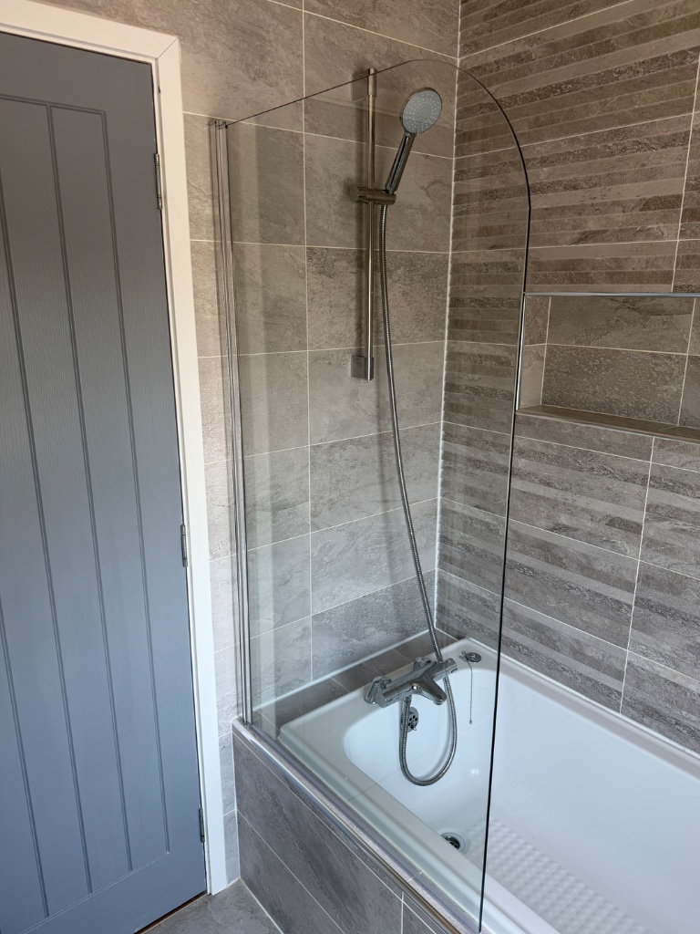 Shower Screen & Bar Mixer Installation — after
