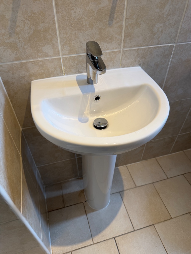 Cracked Basin Replacement — after