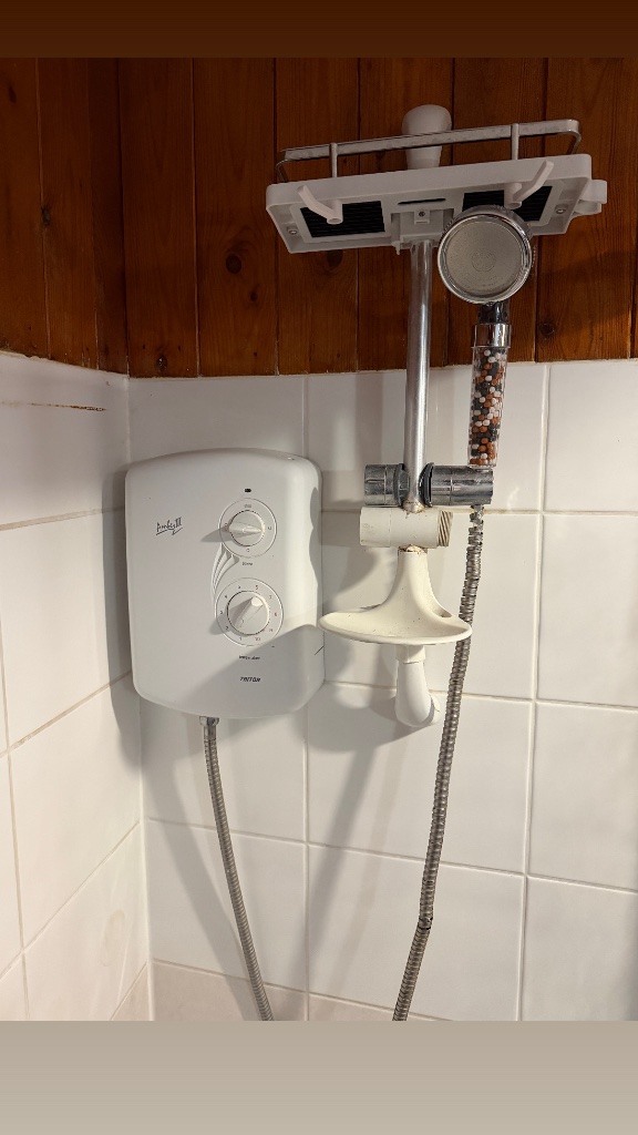 Electric Shower Replacement — before