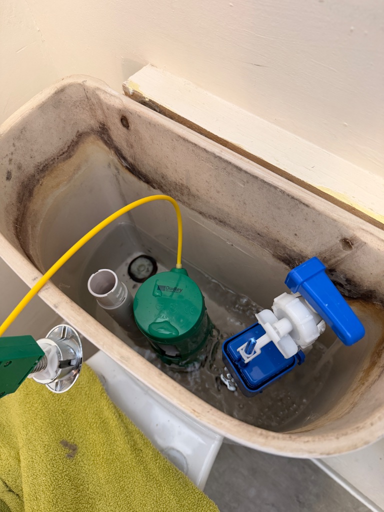 Toilet Flush Mechanism Upgrade — after